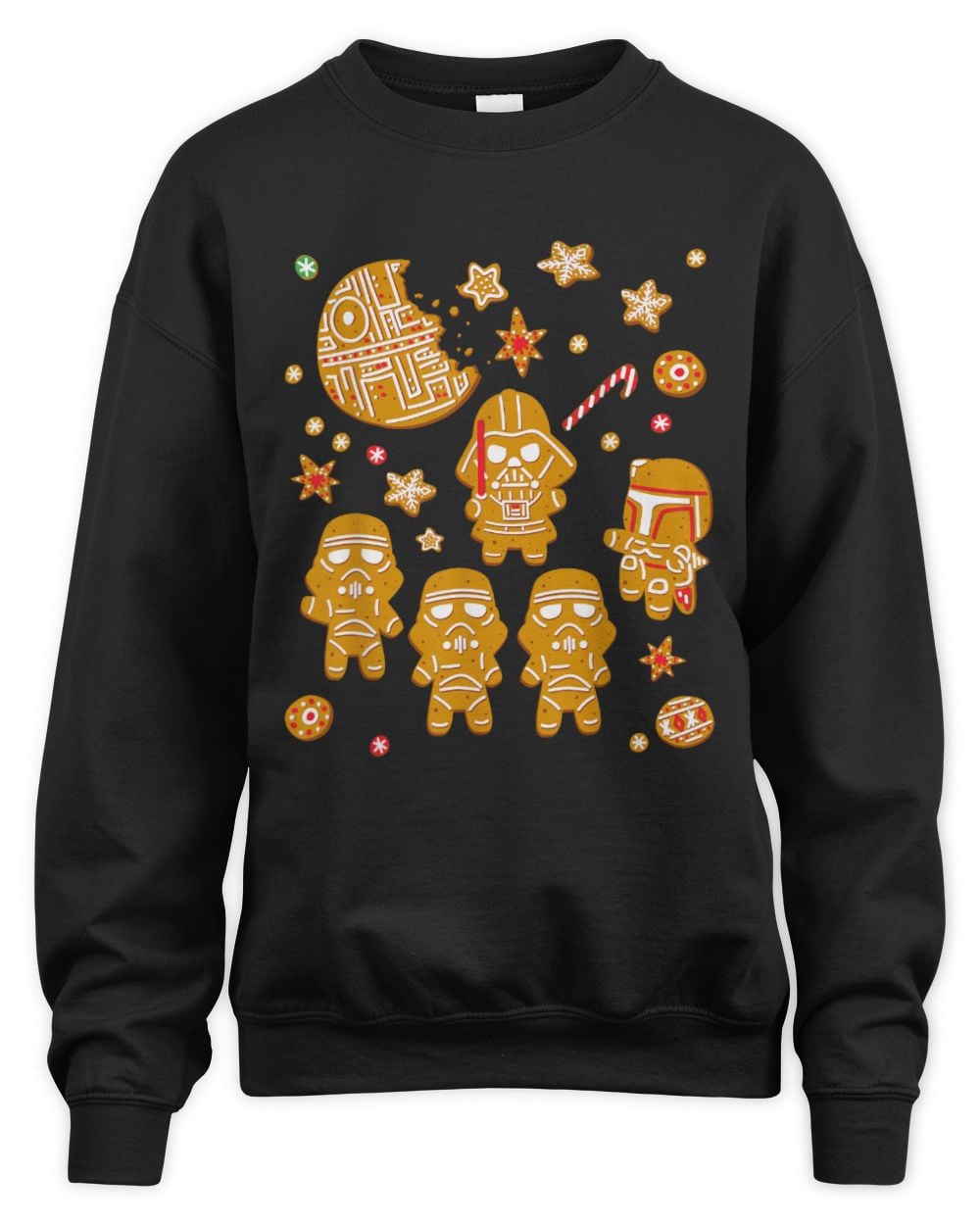 Star Wars Gingerbread Cookies Galactic Empire Holiday Unisex Sweatshirt
