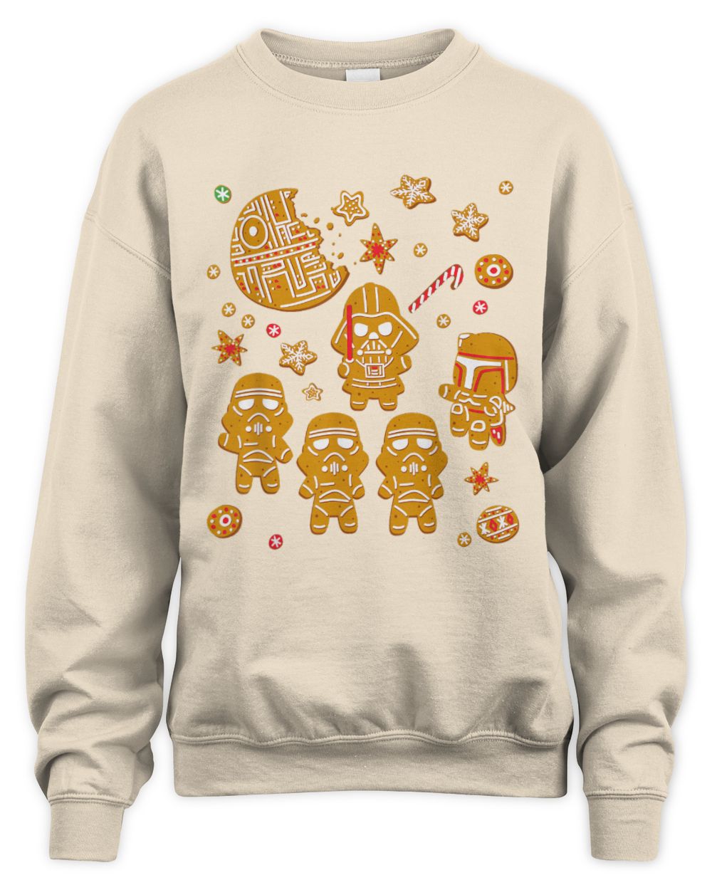 Star Wars Gingerbread Cookies Galactic Empire Holiday Unisex Sweatshirt