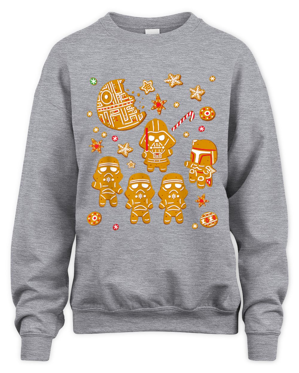 Star Wars Gingerbread Cookies Galactic Empire Holiday Unisex Sweatshirt