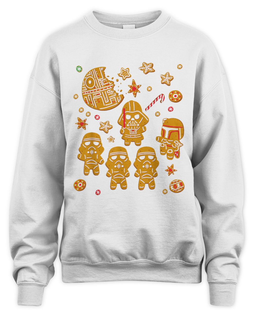 Star Wars Gingerbread Cookies Galactic Empire Holiday Unisex Sweatshirt