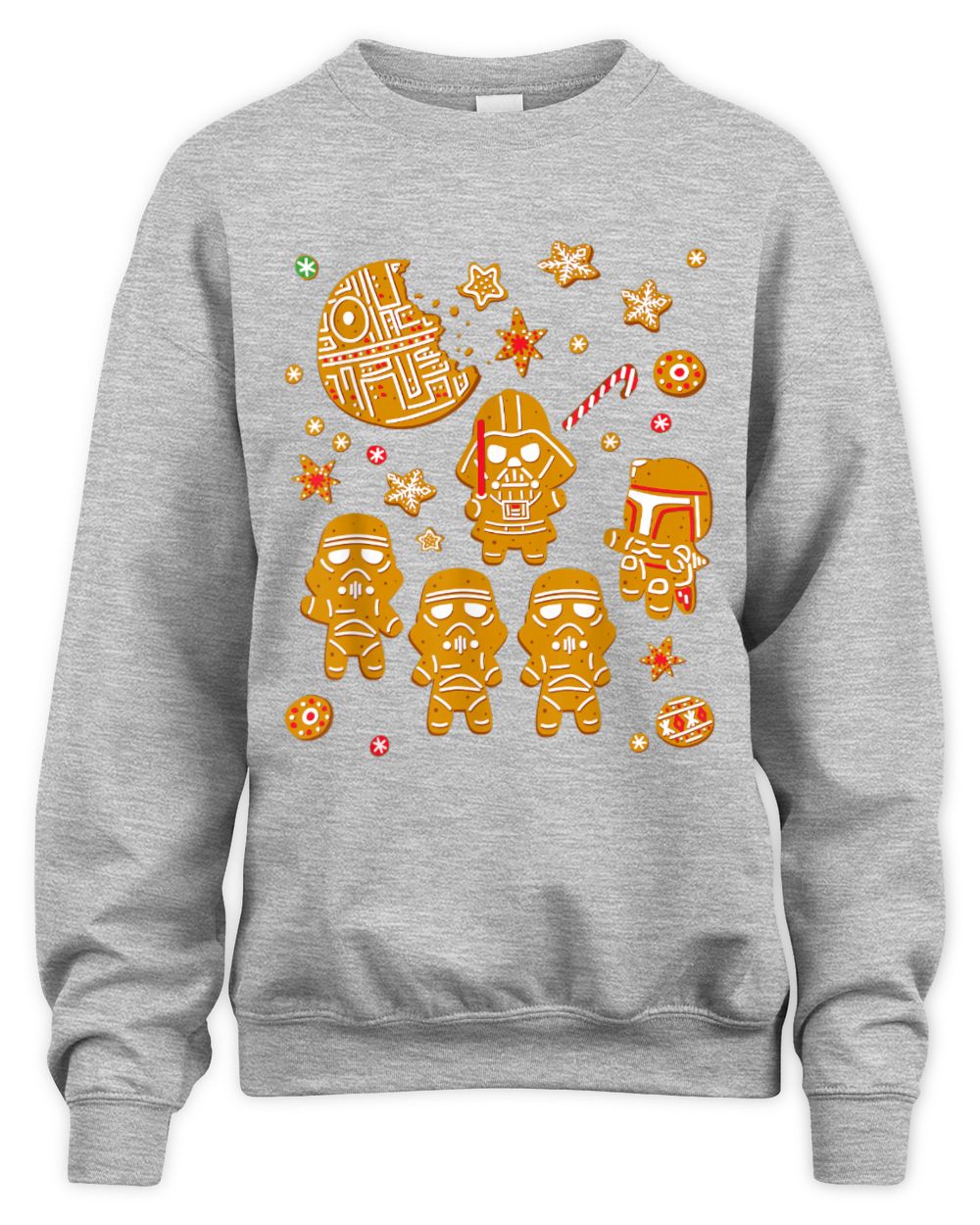 Star Wars Gingerbread Cookies Galactic Empire Holiday Unisex Sweatshirt