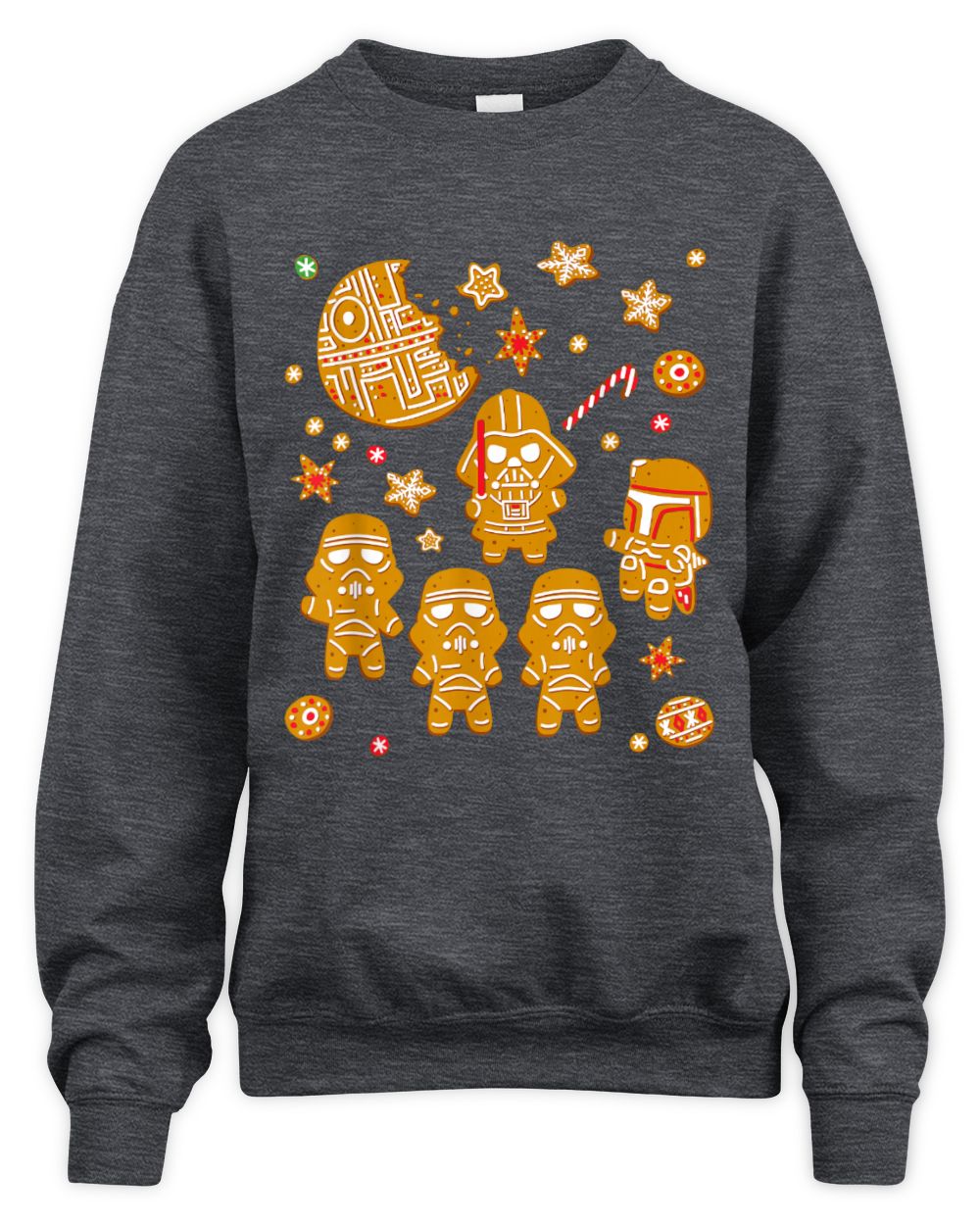Star Wars Gingerbread Cookies Galactic Empire Holiday Unisex Sweatshirt