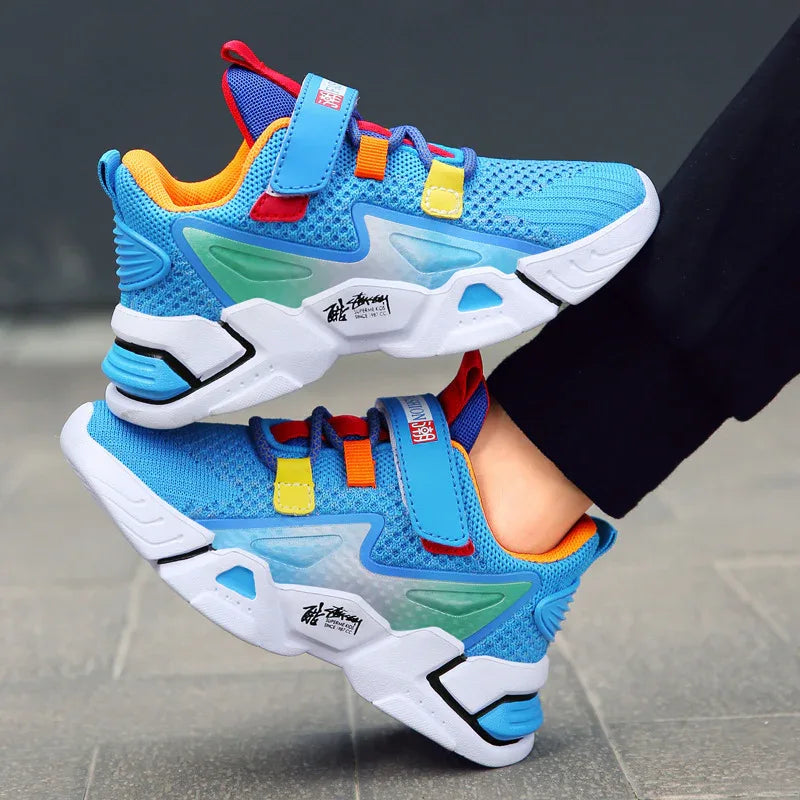 children's flying knit sneakers 