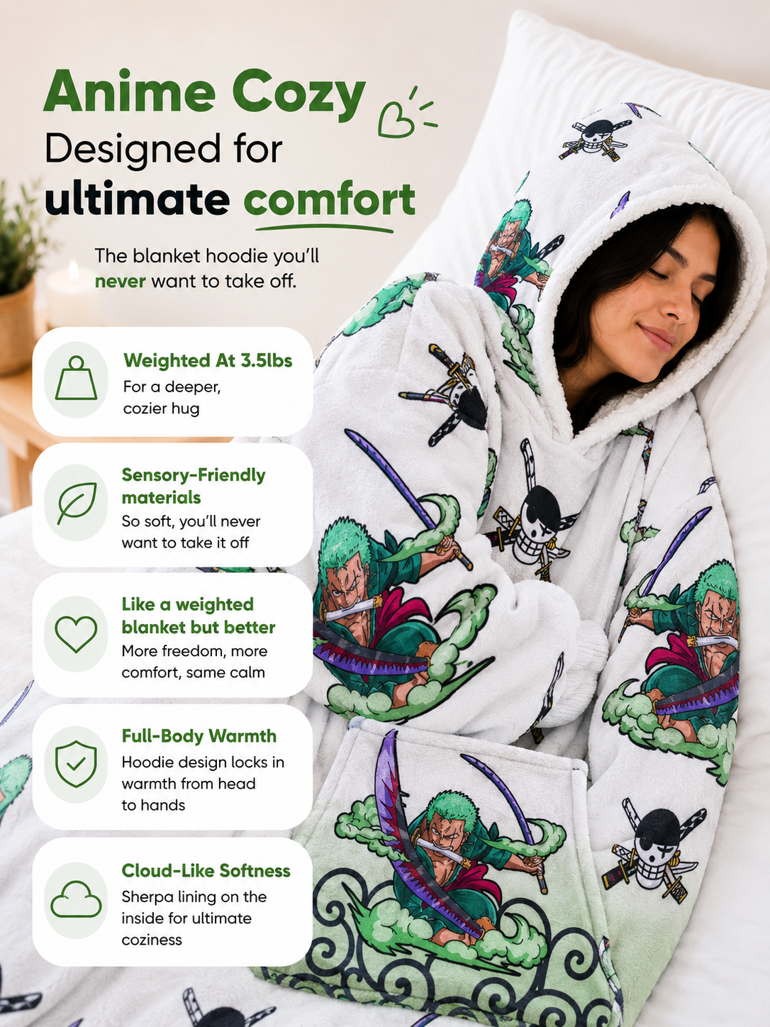 Zoro Blanket Hoodie