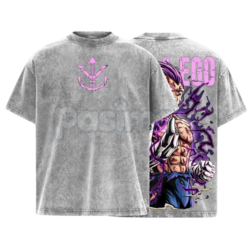 Anime streetwear t-shirt Ultra Ego Saiyan warrior