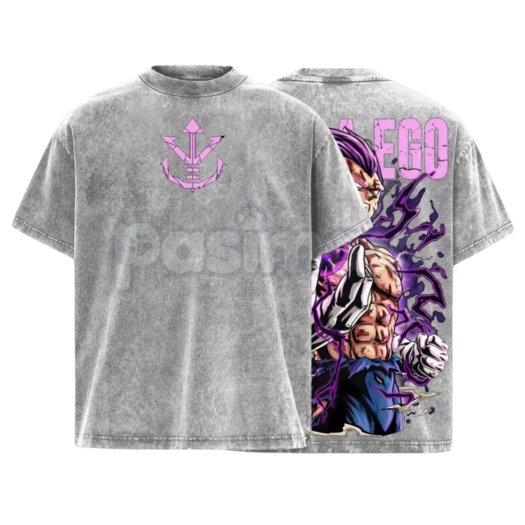 Anime streetwear t-shirt Ultra Ego Saiyan warrior