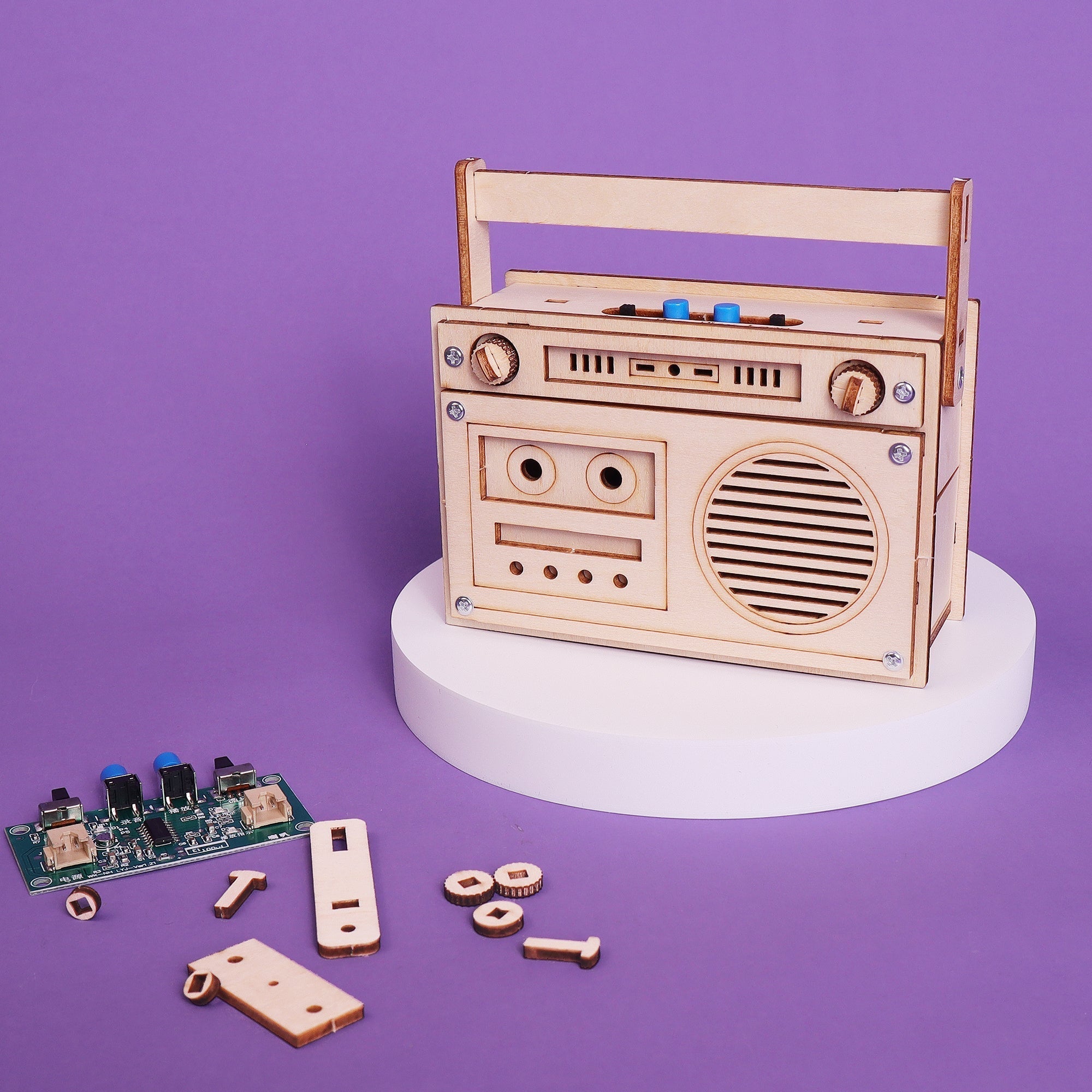 60 Seconds Voice Recorder DIY kit for educational STEM learning and audio playback