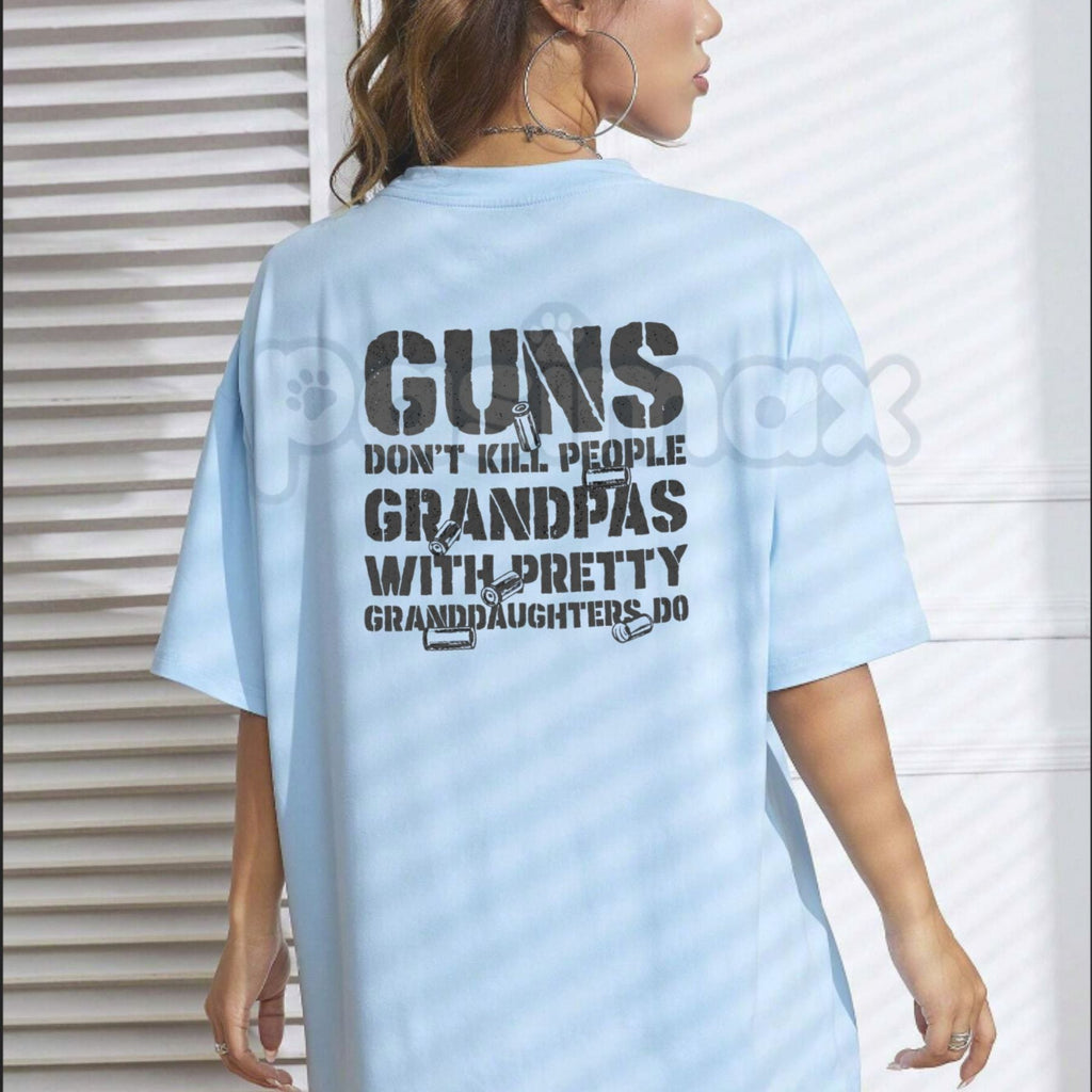 Funny grandpa t-shirt with protective grandpa graphic design