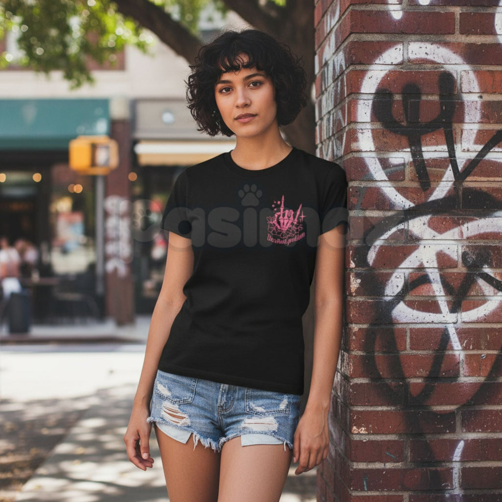 Funny sarcastic quote t-shirt with be the whole problem graphic