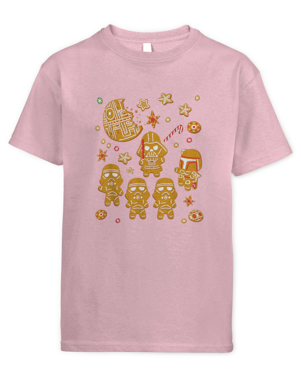 Star Wars Gingerbread Cookies Galactic Empire Holiday Kids Standard T-Shirt