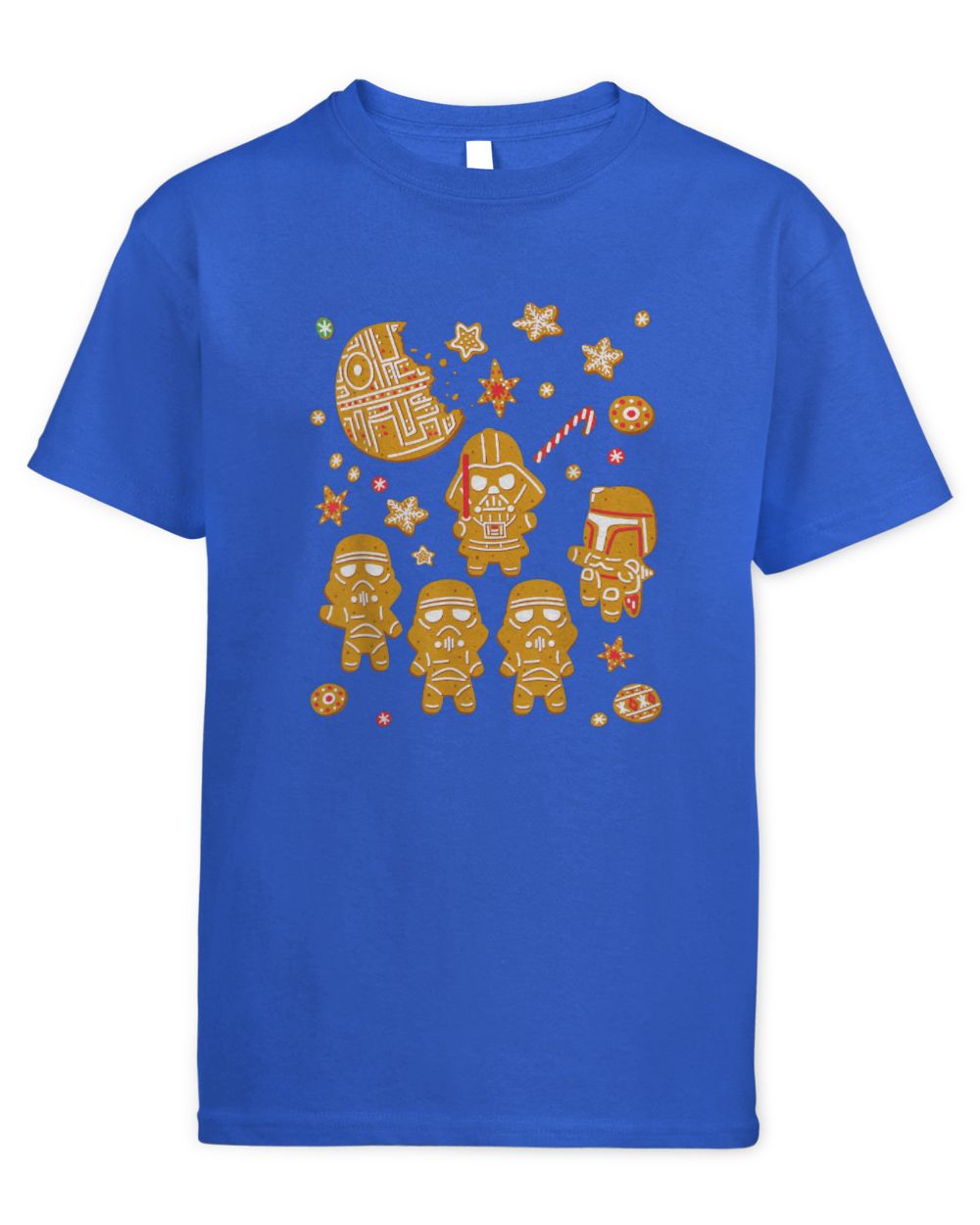 Star Wars Gingerbread Cookies Galactic Empire Holiday Kids Standard T-Shirt