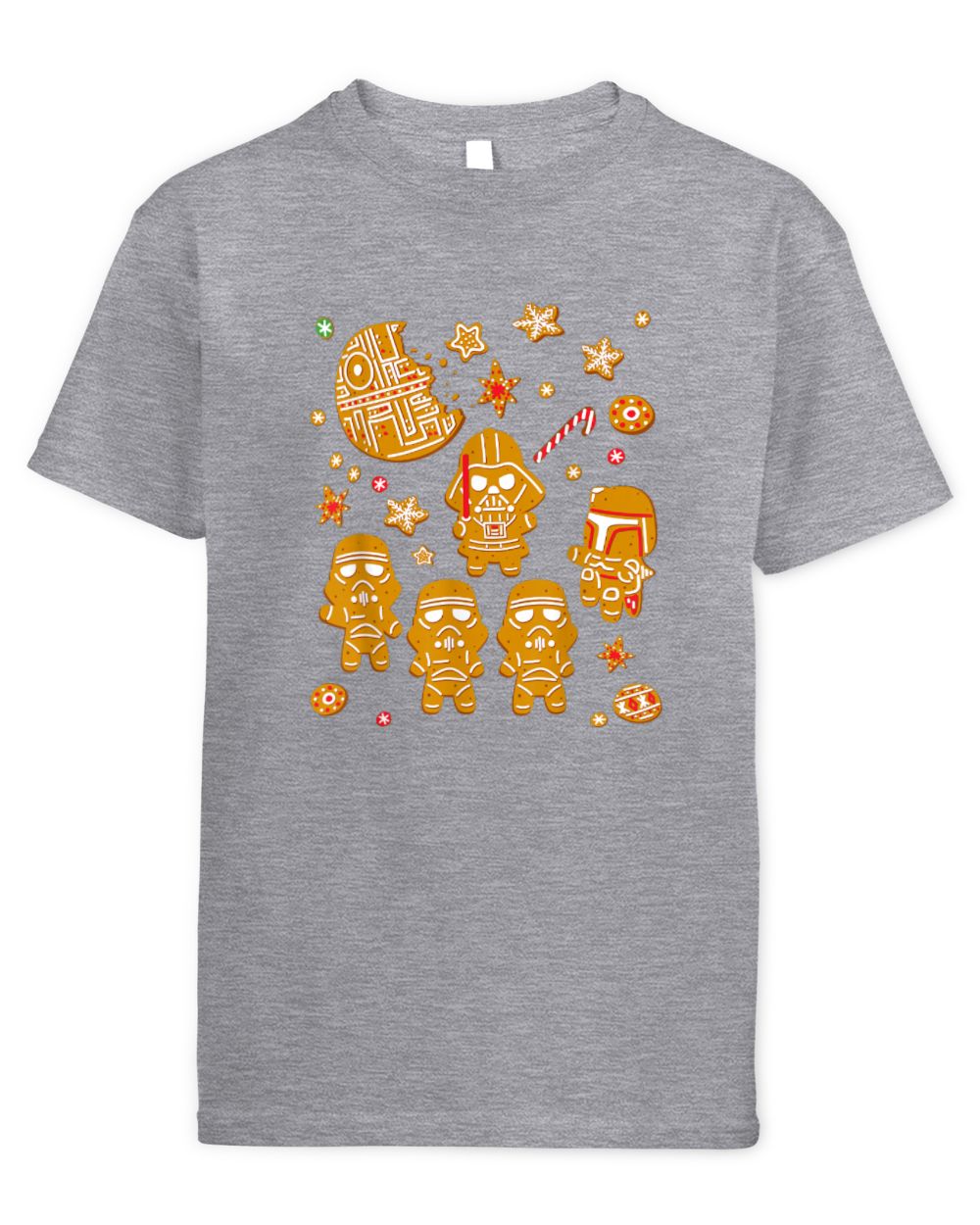 Star Wars Gingerbread Cookies Galactic Empire Holiday Kids Standard T-Shirt