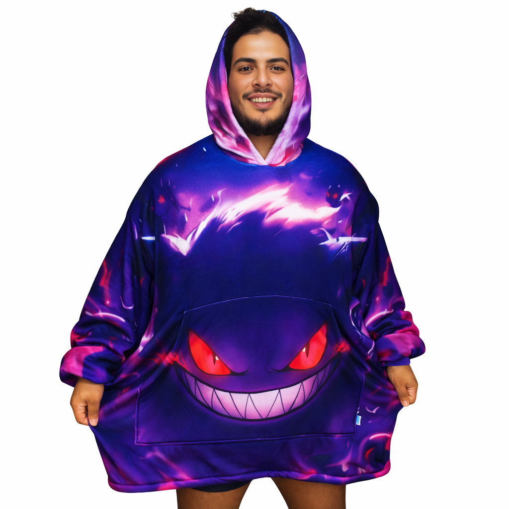 Gengar Blanket Hoodie