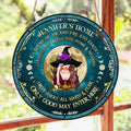 Personalized Witch Acrylic Suncatcher - Gift Idea For Witch/Wicca Decor/Pagan Decor - Check Ya Energy Before You Come In This Home