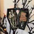Personalized Skull Couple Acrylic Ornament - Gift Idea For Couple/Husband And Wife - Love Never Dies