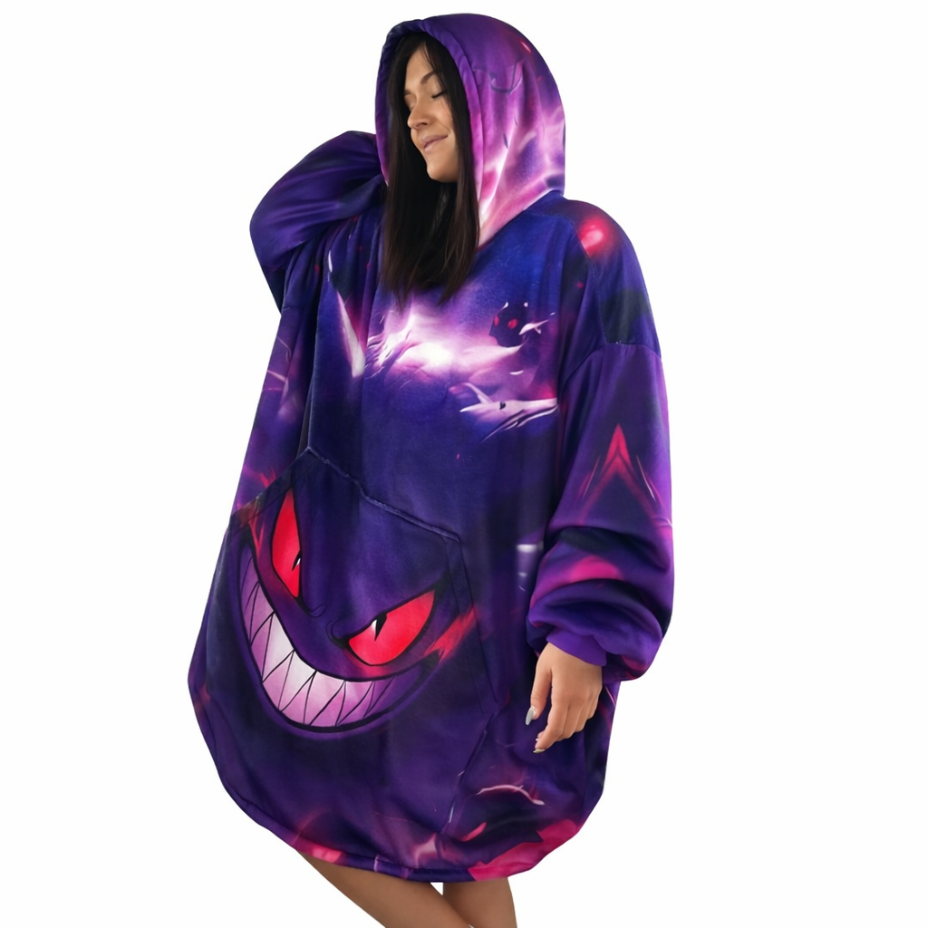 Gengar Blanket Hoodie