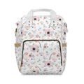 Floral Multifunctional Diaper Backpack, Stylish Baby Bag, Maternity Backpack, Mom Organizer, Travel Changing Bag