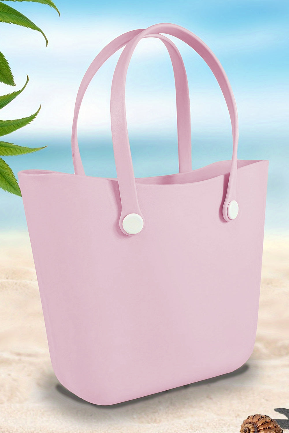 Fiery red waterproof EVA tote bag with detachable self-assembly straps and large capacity