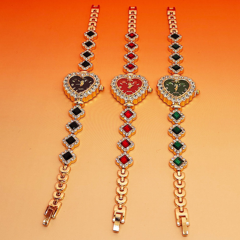 Women's bracelet watch set heart quartz Valentine's gift