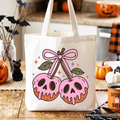 Hanging with My Boos Ghost Tote Bag, Funny Halloween Spooky Season Gift Shopper