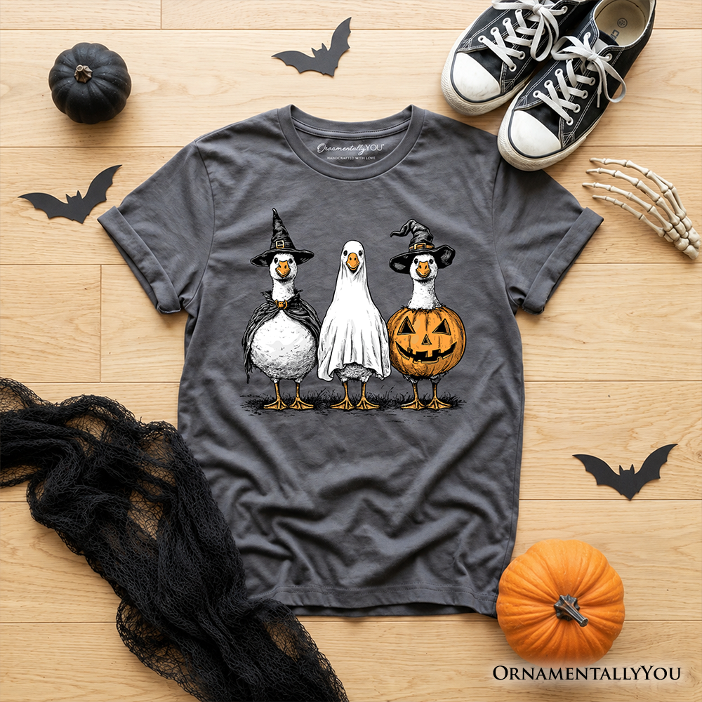Kids Haunting Honkers Goose T-Shirt, Funny Halloween Costumes Tee for Youth