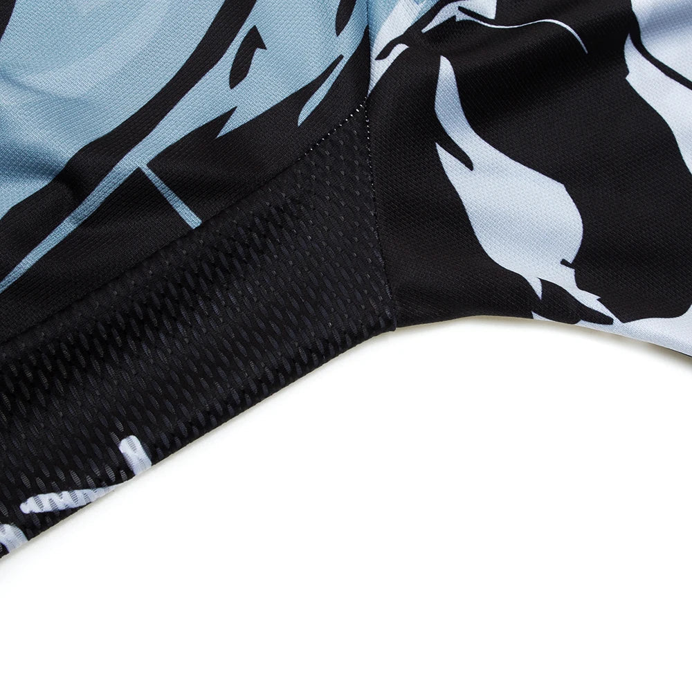 Men's Skull Cycling Jersey – Short Sleeve MTB & Road Bike Shirt