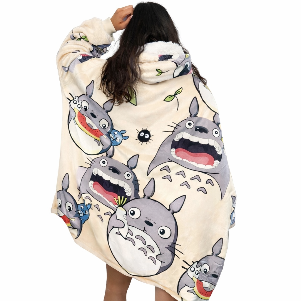 Totoro Blanket Hoodie