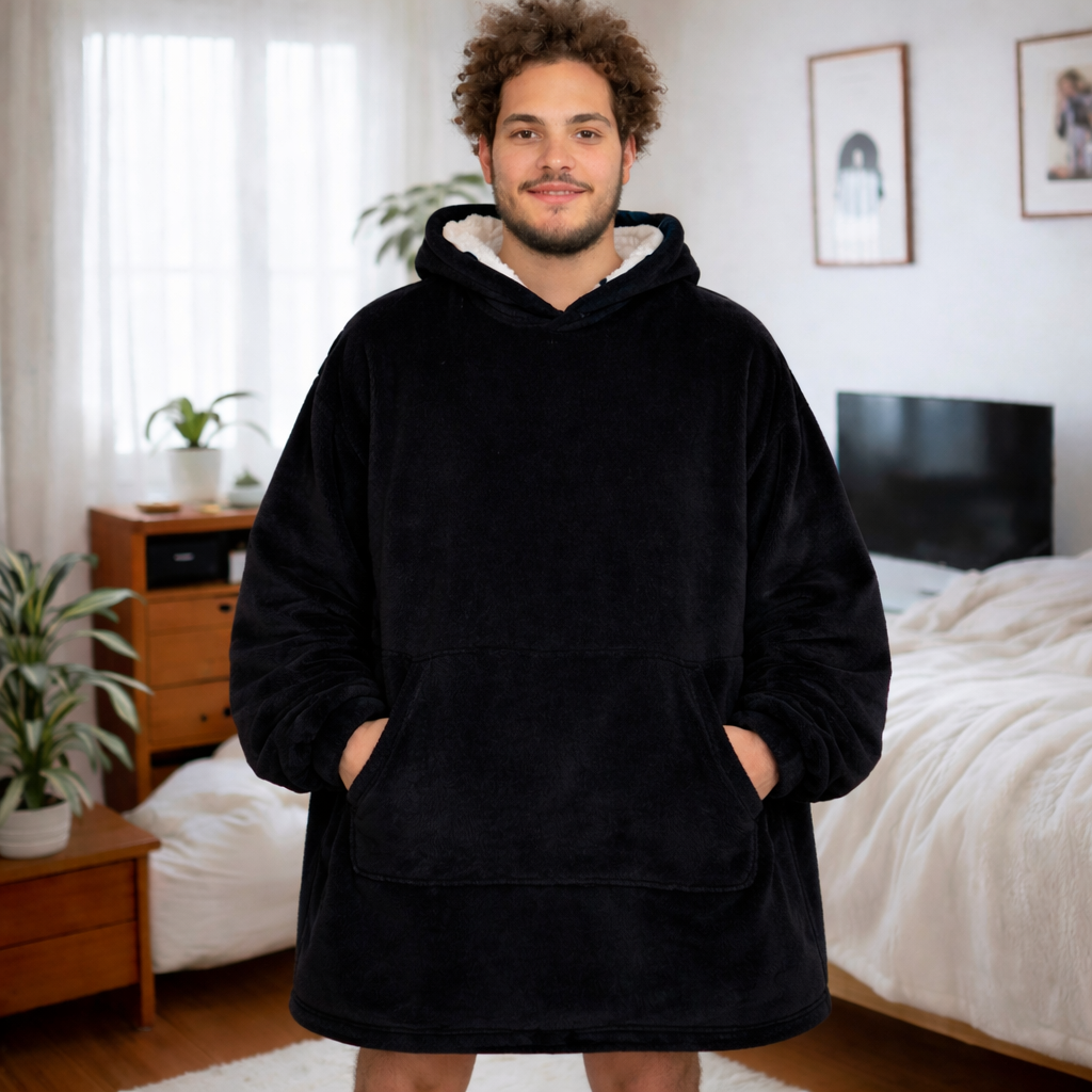 black  Blanket Hoodie