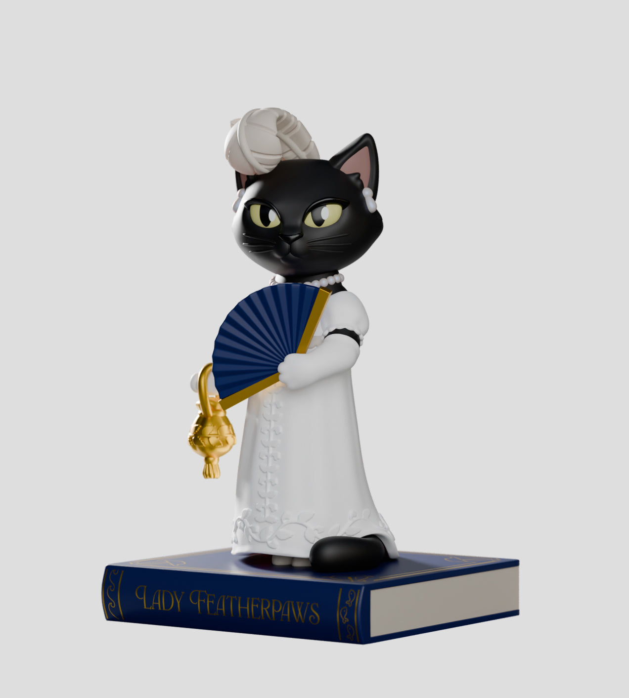Kaleidos Creative Regency Cats Blind Box featuring detailed PVC cat figurines from the Regal Kitty Society collection