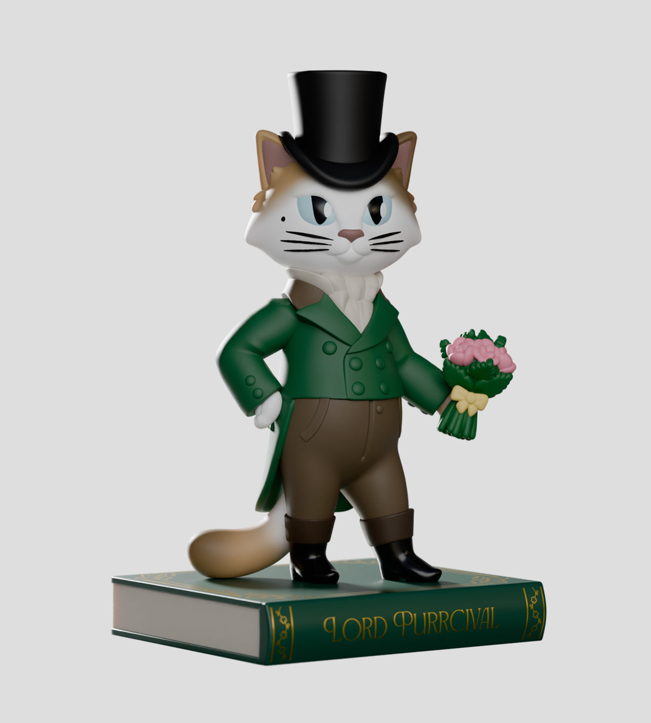Kaleidos Creative Regency Cats Blind Box collectible PVC figures featuring Regency-era cats with props
