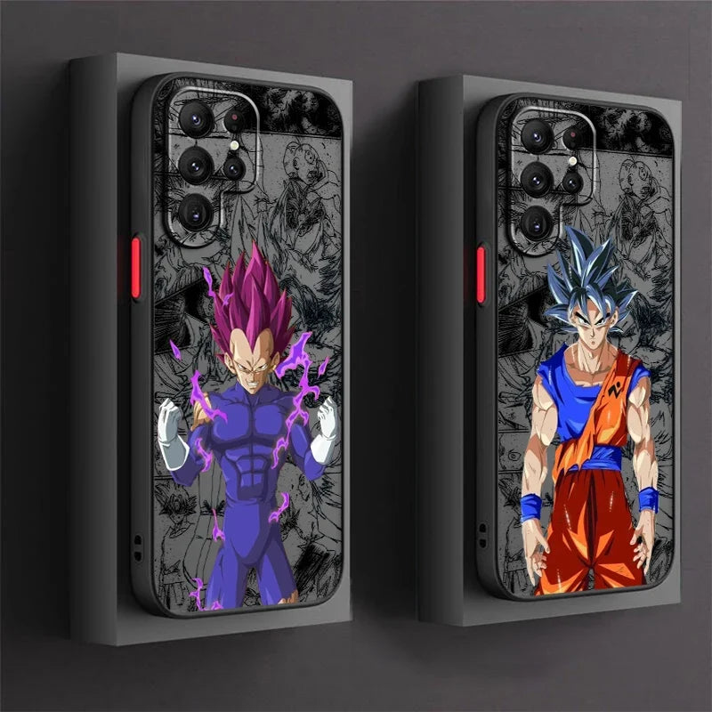Dragon Ball Samsung case Goku frosted translucent cover