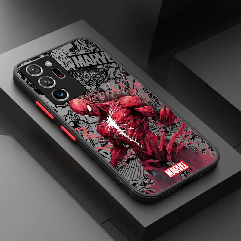 Marvel Samsung Galaxy case Spider-Man Iron Man shockproof cover