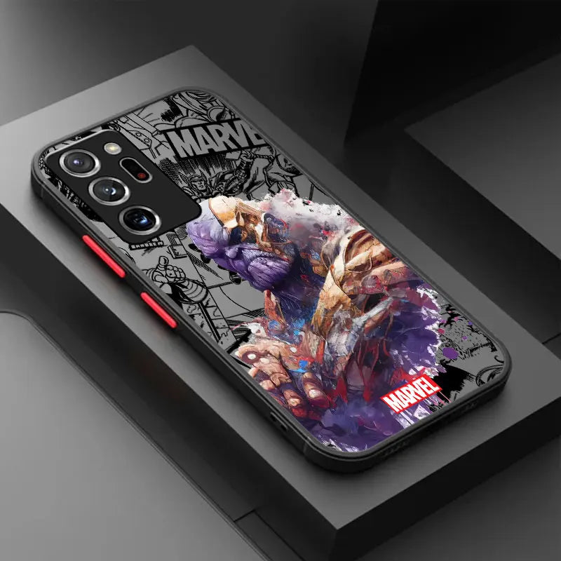 Marvel Samsung Galaxy case Spider-Man Iron Man shockproof cover