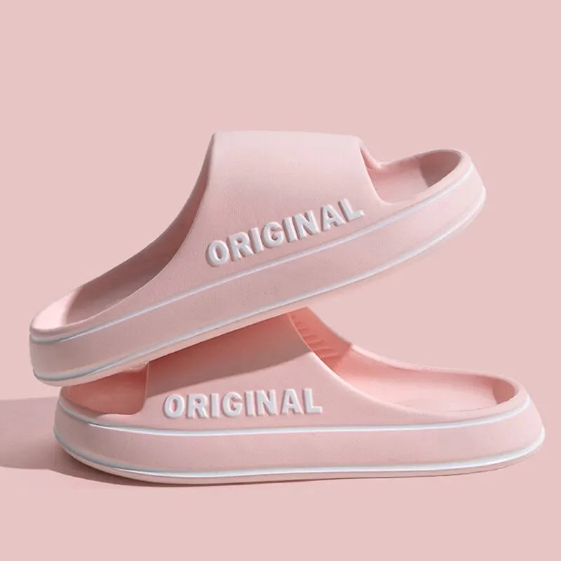 Beach slides sandals unisex anti-slip EVA summer slippers