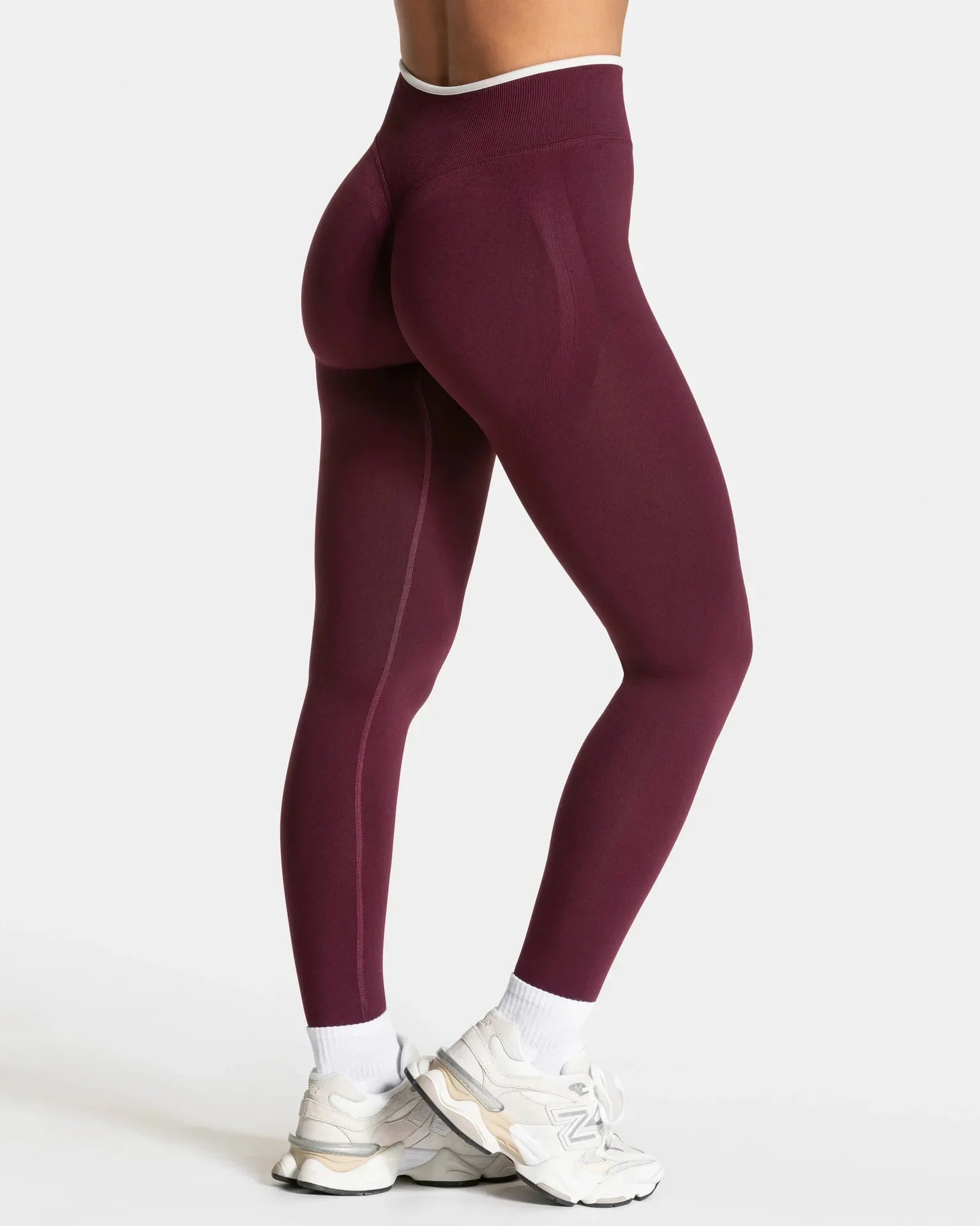 Women’s Sports Leggings, High Waist Seamless Yoga Pants, Scrunch Booty Peach, Hip Lifting Gym Clothes, Workout Tights