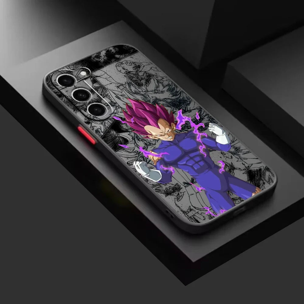 Dragon Ball Samsung case Goku frosted translucent cover
