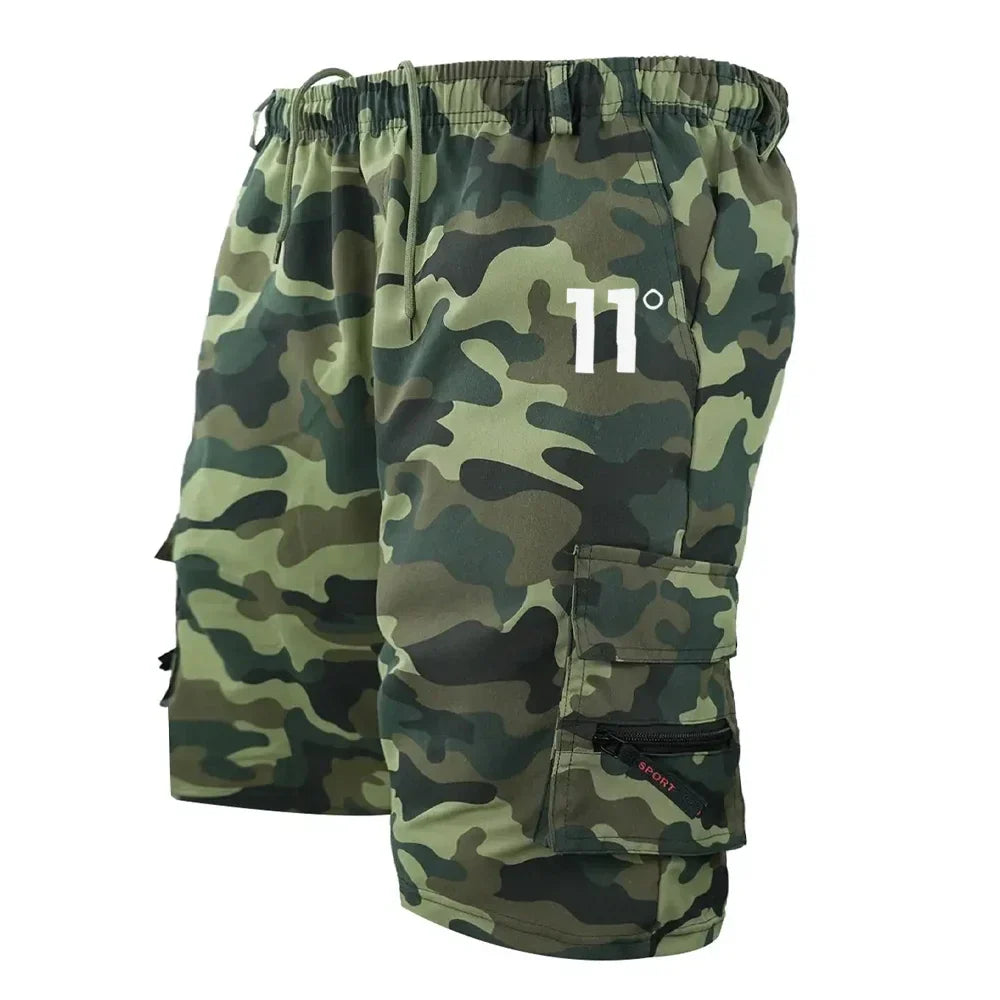 Men's camo cargo shorts 
