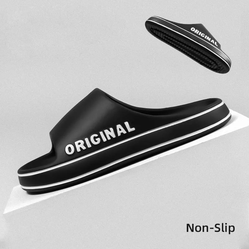 Beach slides sandals unisex anti-slip EVA summer slippers