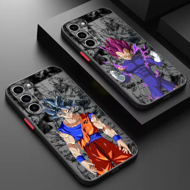 Dragon Ball Samsung case Goku frosted translucent cover