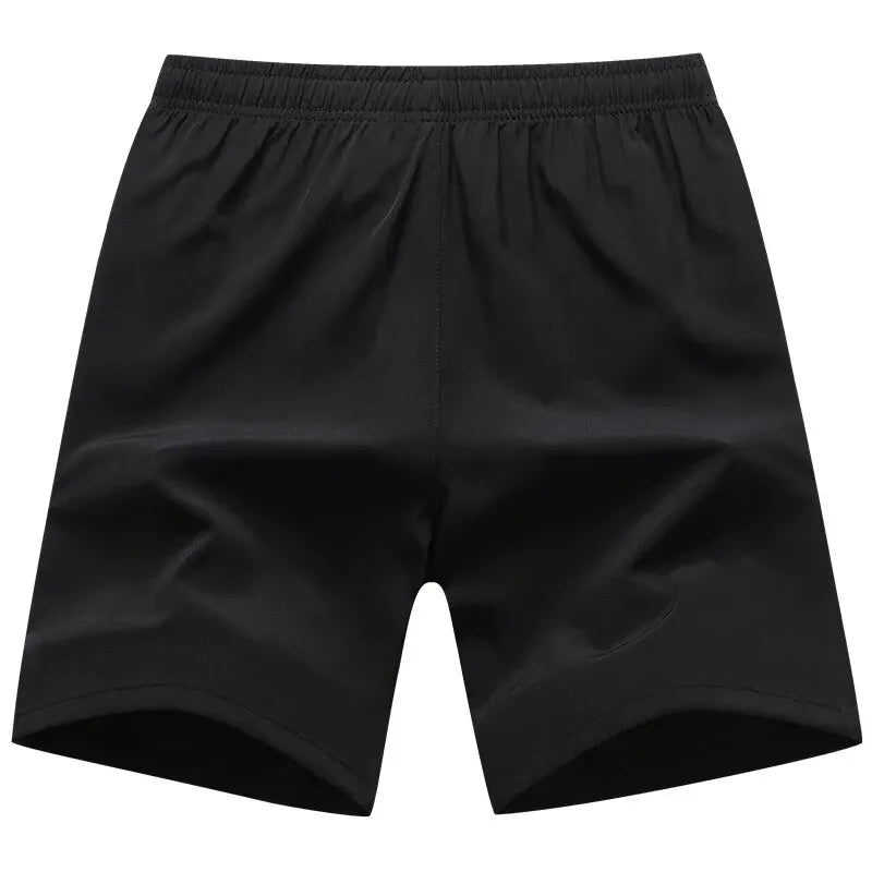 men's sports shorts plus size — breathable elastic waist