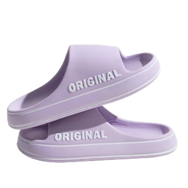 Beach slides sandals unisex anti-slip EVA summer slippers