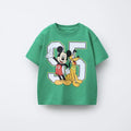 Mickey TShirt 2025 Summer Loose Casual Base Shirt Pure Cotton Tees New Design Round Neck Tops Toddler Cartoon Short Sleeve