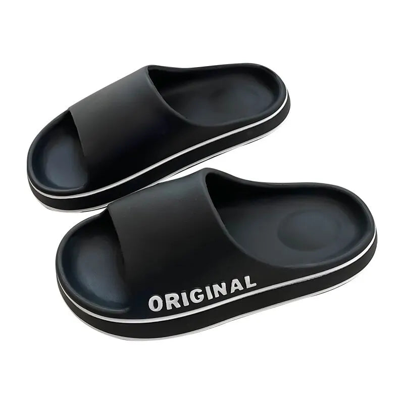Beach slides sandals unisex anti-slip EVA summer slippers