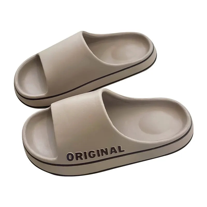 Beach slides sandals unisex anti-slip EVA summer slippers