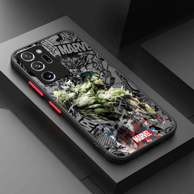 Marvel Samsung Galaxy case Spider-Man Iron Man shockproof cover