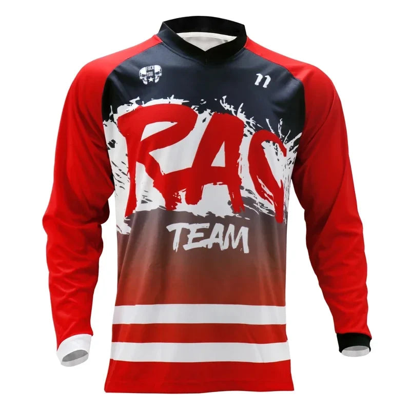 MTB jersey quick dry short sleeve mountain bike shirt