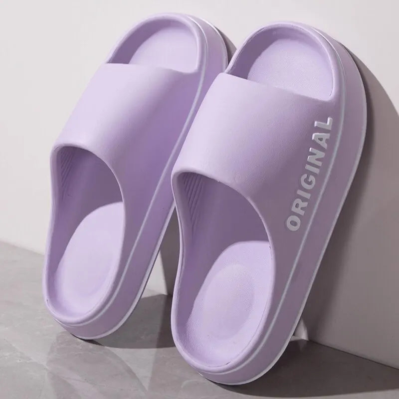 Beach slides sandals unisex anti-slip EVA summer slippers