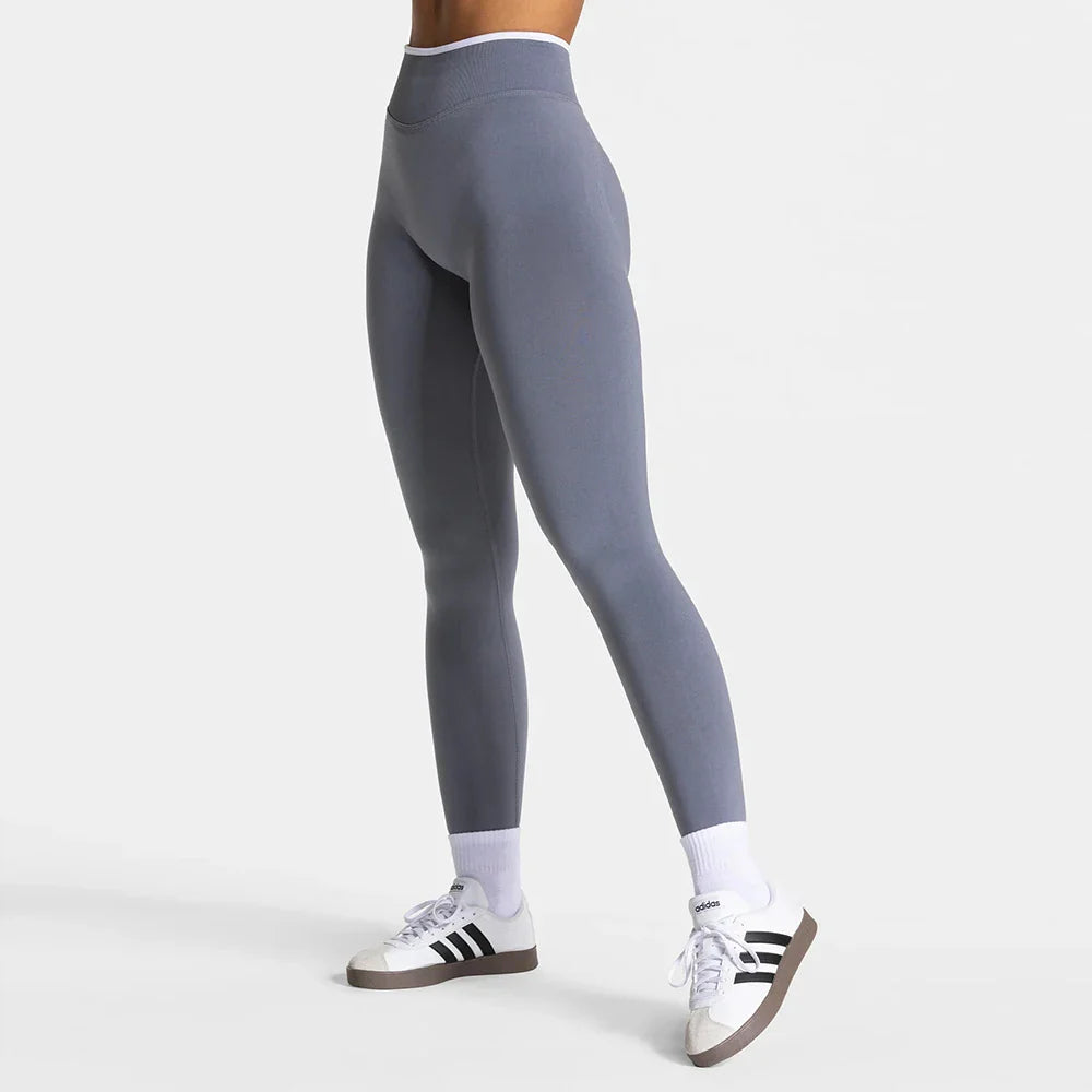 Women’s Sports Leggings, High Waist Seamless Yoga Pants, Scrunch Booty Peach, Hip Lifting Gym Clothes, Workout Tights
