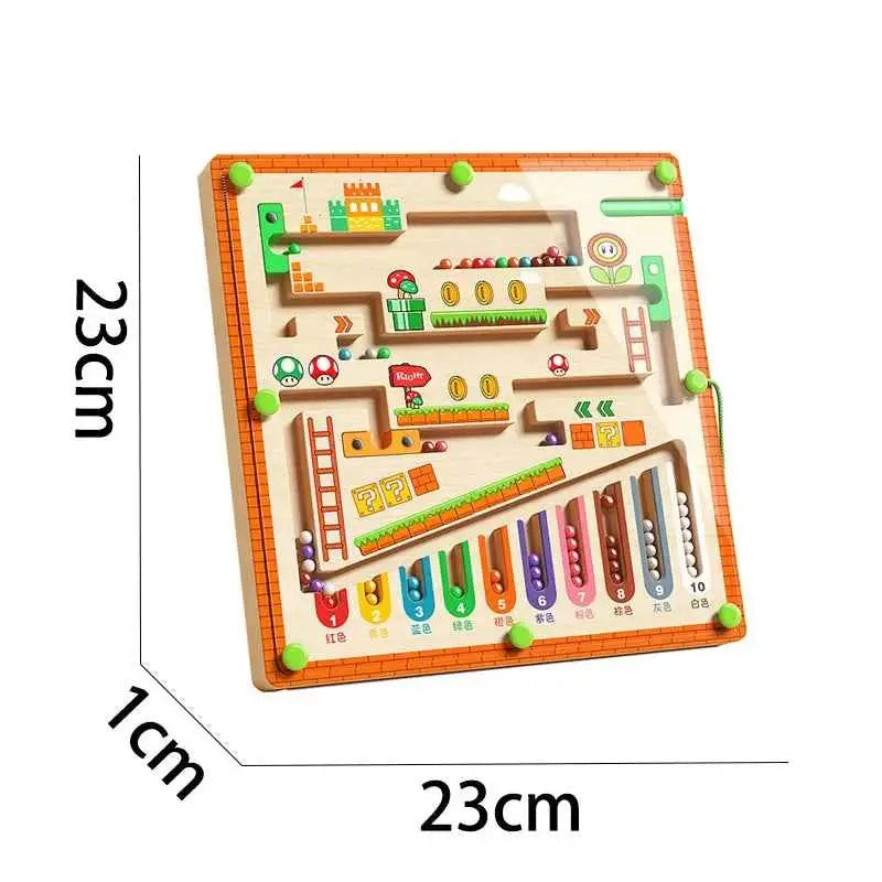 Magnetic maze toy for kids logic thinking early education puzzle