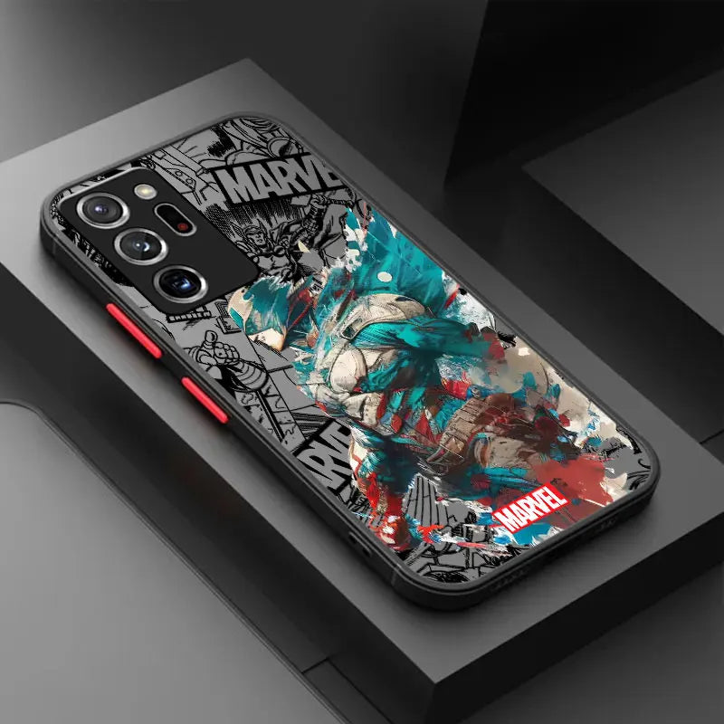 Marvel Samsung Galaxy case Spider-Man Iron Man shockproof cover